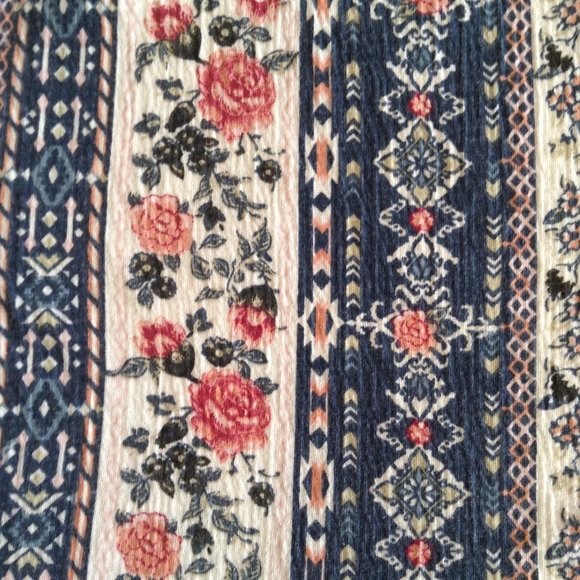 Arizona Jeans Floral Peasant Blouse, Girls' Sz. M - Picture 3 of 7